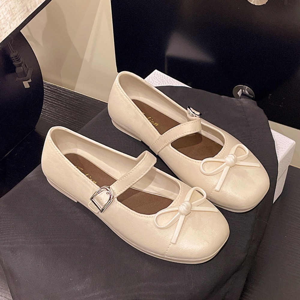Mule Slip On - Tatlı Kadın İncili Fiyonklu Sandaletler Çok
