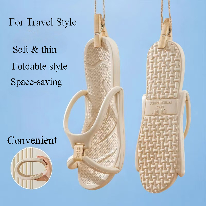 Mule Slip On - Katlanabilir Seyahat Terlikleri Unisex EVA Parmak