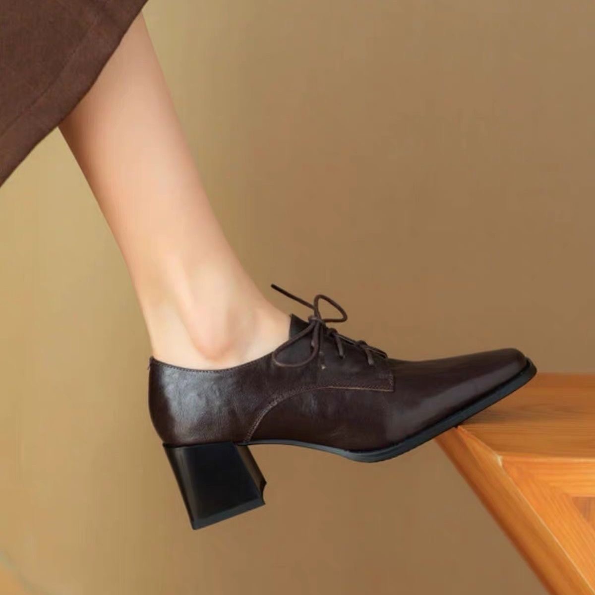 Kadın Kare Burunlu Bağcıklı Ox - Oxford Lace Up Women incelemesi ve fiyatı