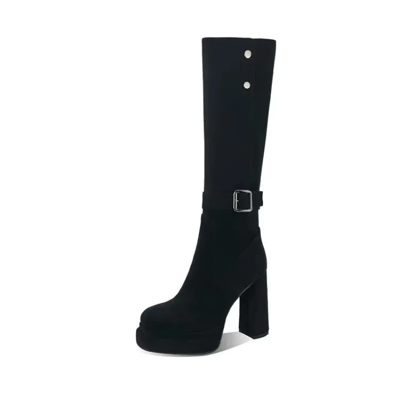 Kadın Platform Kalın Yüksek To - Knee High Boots Women incelemesi ve fiyatı