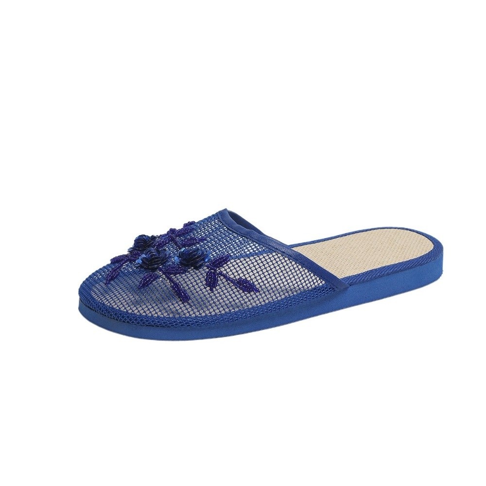 Günlük Çiçek Nakışlı File Sand - Mule Slip On incelemesi ve fiyatı