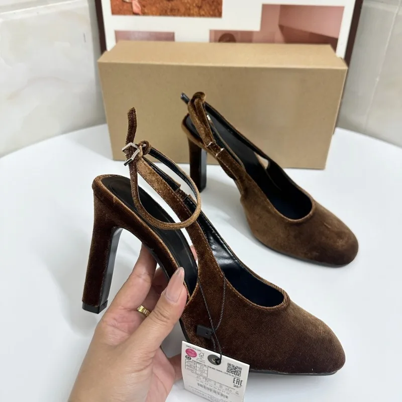 Retro Kahverengi Süet Yaz Kadı - Women'S Shoes Quality incelemesi ve fiyatı